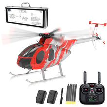 Load image into Gallery viewer, rcxperts YU Xiang F119S MD500 Remote Control Helicopter, 1/16 2.4G 9CH 250-Class 6-Axis Gyro Military RC Helicopter
