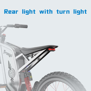 Electric Motorcycle for Adult, NX2 Pro Electric Dirt Bike 6000W(Peak) Motor 60V/35Ah Battery,50MPH/7Speed Off Road Electric (Light Blue)