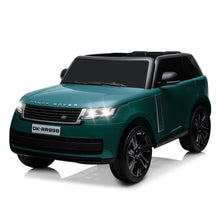 Load image into Gallery viewer, 24V Ride On Car, 2-Seater Licensed Land Rover with Parent Remote Control, 3 Speeds, Wireless Music, MP3 Player, Electric Car for Kids, Green

