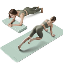 Load image into Gallery viewer, Foldable Fitness Yoga Mat | 2/5" (10MM) Extra Thick | SGS Certified Non-Slip TPE | 75x26" Extra Long-Wide
