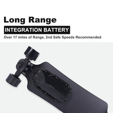 Load image into Gallery viewer, Electric Skateboard with Remote, Long Range Up to 17 Miles, 8 Ply Canadian Maple, Smooth 4-Speed Remote Controller
