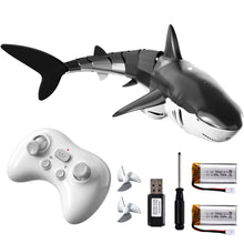 Load image into Gallery viewer, 2.4Ghz Remote Control Shark Toys for Boys Kids, 1:18 Scale High Simulation Shark for Pool, Electric RC Shark Fish Toys
