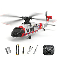 Load image into Gallery viewer, X-MechFun Black Hawk K200 RC Helicopter - 6CH Simulation RC Aircraft with Optical Flow
