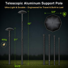 Load image into Gallery viewer, Professional Stiff Arm Golf Travel Bag Support Pole, Black

