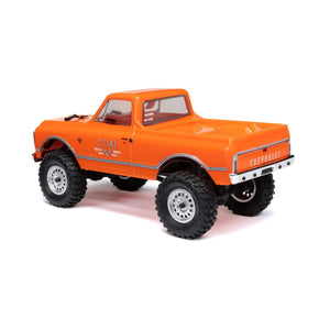 RC Truck 1/24 SCX24 1967 Chevrolet C10 4WD Truck RTR (Comes with Everything Needed to Run), Orange, AXI00001V2T3