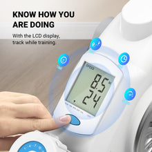 Load image into Gallery viewer, Under Desk Bike Pedal Exerciser - White &amp; Blue
