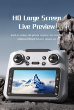 Load image into Gallery viewer, Drone with HD Camera for Adults, RC Drone with FPV Screen on Controller, Gesture Selfie, Altitude Hold, One Key Start, 3D Flips, Headless Mode, Optical Flow Positioning Foldable Drones Under 250g Lightweight RC Quadcopter Gifts for Teens Beginners Outdoor
