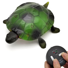 Load image into Gallery viewer, Cute RC Turtle Remote Control Tortoise Toy Realistic Simulation Electric Electronic Animal for Cat Toddler Kids Birthday (Green)
