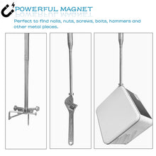 Load image into Gallery viewer, Telescoping Pickup Tool Magnetic Pole with 3 Hooks, 10 FT Push Pull Rod
