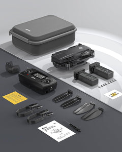 2-Axis Gimbal Drones with 4K EIS Camera, 2 Batteries 52-Min Flight Time, Brushless Motors, GPS Auto Return, Video Transmission