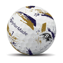 Load image into Gallery viewer, TaylorMade Golf SpeedSoft NFL Ink Golf Balls, Baltimore Ravens, 1 Dozen
