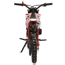 Load image into Gallery viewer, 49cc Kids Dirt Bike - 2-Stroke Mini Motorcycle with Disc Brakes, Shock Absorption, Soft Seat Cushion and Off-Road Tires
