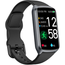 Load image into Gallery viewer, Amzhero Health Fitness Tracker with 24/7 Heart Rate, Blood Oxygen, Blood Pressure, Sleep Tracker, 5ATM Waterproof Activity Trackers with Step Tracker, Pedometer (S &amp; L Bands Included)
