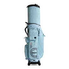 Load image into Gallery viewer, HELIX Golf Cart Bag with Wheels Retractable Top for Daily Use and Travel (Light Blue)
