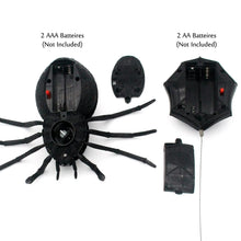 Load image into Gallery viewer, RC Spider Remote Control Tarantula Realistic Animal Crawlers Scary Kids Halloween Christmas Prank Gag Toys Birthday Gifts (Black Hair)
