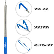 Load image into Gallery viewer, Rogue Iron Sports Disc Golf Retriever Pole Telescoping Disc Golf Accessories Grabber 16 inches to 16ft (Blue, 1, Inches, 1, Inches, 1, Inches, 16.00, Inches, 1, Inches)
