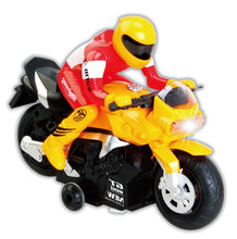 Load image into Gallery viewer, Unleash The Ultimate Racing Thrill | 360 Degree Rotate Spinning RC Race Motorcycle (Yellow)
