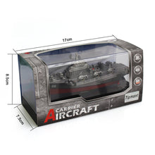 Load image into Gallery viewer, Military Remote Control Aircraft Carrier Model RC Boat Ship Speedboat Yacht Electric Water Toy - Silver (2.4G No Antenna)
