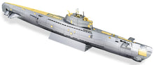 Load image into Gallery viewer, 3D Metal Puzzles for Adults, Military Submarine Metal Model Building Kits
