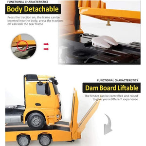 RC Truck Excavator Toys RC Tractor Remote Control Trailer Truck Engineering Tractor Electronics Construction Vehicles Hobby Toy
