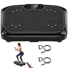 Load image into Gallery viewer, Taevno Vibration Plate Exercise Machine 450 Lbs Capacity, 199 Speeds Workout Vibrating Plate for Lymphatic Drainage Weight Loss, Full Body Shake Platform Machines for Women Men (Soft Black)
