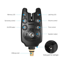 Load image into Gallery viewer, Lixada Fishing Bite Alarm Indicators Kits with Padded Fishing Tool Bag
