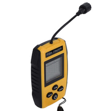 Load image into Gallery viewer, Rcniso Ultrasonic Fish Finder, Portable Handheld Sonar Sensor with 25ft Cable, Sensitivity Selectable, Auto Alarm, for Offshore Ice Lake Sea River Fishing
