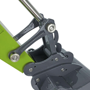 1/14 RC Hydraulic Excavator for 945 RC Digger Constructions Vehicle Model Motor Servo ESC Bucket Quick Coupler Light I6S Radio Green