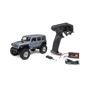 RC Truck SCX24 2019 Jeep Wrangler JLU CRC, Gray: 1/24 4WD RTR (Battery and Charger Included), AXI00002V3T3