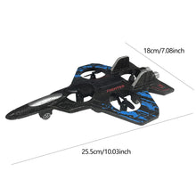Load image into Gallery viewer, RC Airplane for Kids and Beginners, 2.4GHz Foam Drone Remote Control Airplane Outdoor Flying Toy, 360° Drop-Resistant Stunt (Blue)
