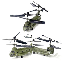 Load image into Gallery viewer, Remote Control Helicopter, S026H Military Transport RC Helicopter with Altitude Hold, One Key Take Off/Landing, LED Light, Low Battery Reminder
