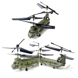 Remote Control Helicopter, S026H Military Transport RC Helicopter with Altitude Hold, One Key Take Off/Landing, LED Light, Low Battery Reminder