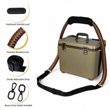 Load image into Gallery viewer, Adjustable Paracord Strap for Engel Cooler, Comfort Shoulder Pad &amp; Buckles
