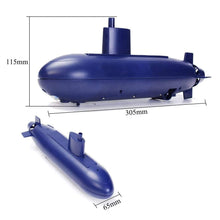 Load image into Gallery viewer, GoolRC Mini RC Submarine, 2.4GHz Remote Control Boat, 6 Channels DIY Under Water Ship RC Boat for Kids
