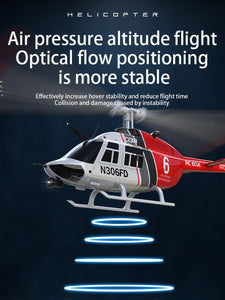 C138 RC Helicopter 2.4G 6CH 6-Axis Gyro Altitude Hold 1/33 Remote Control Plane Ready to Fly RTF(RED-White)