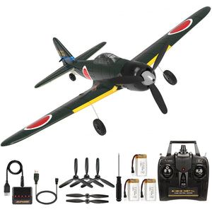 Romote Control Airplane Zero Fighter, 4 Channel RTF RC Plane with 6-Axis Gyro, WW2 Warbird