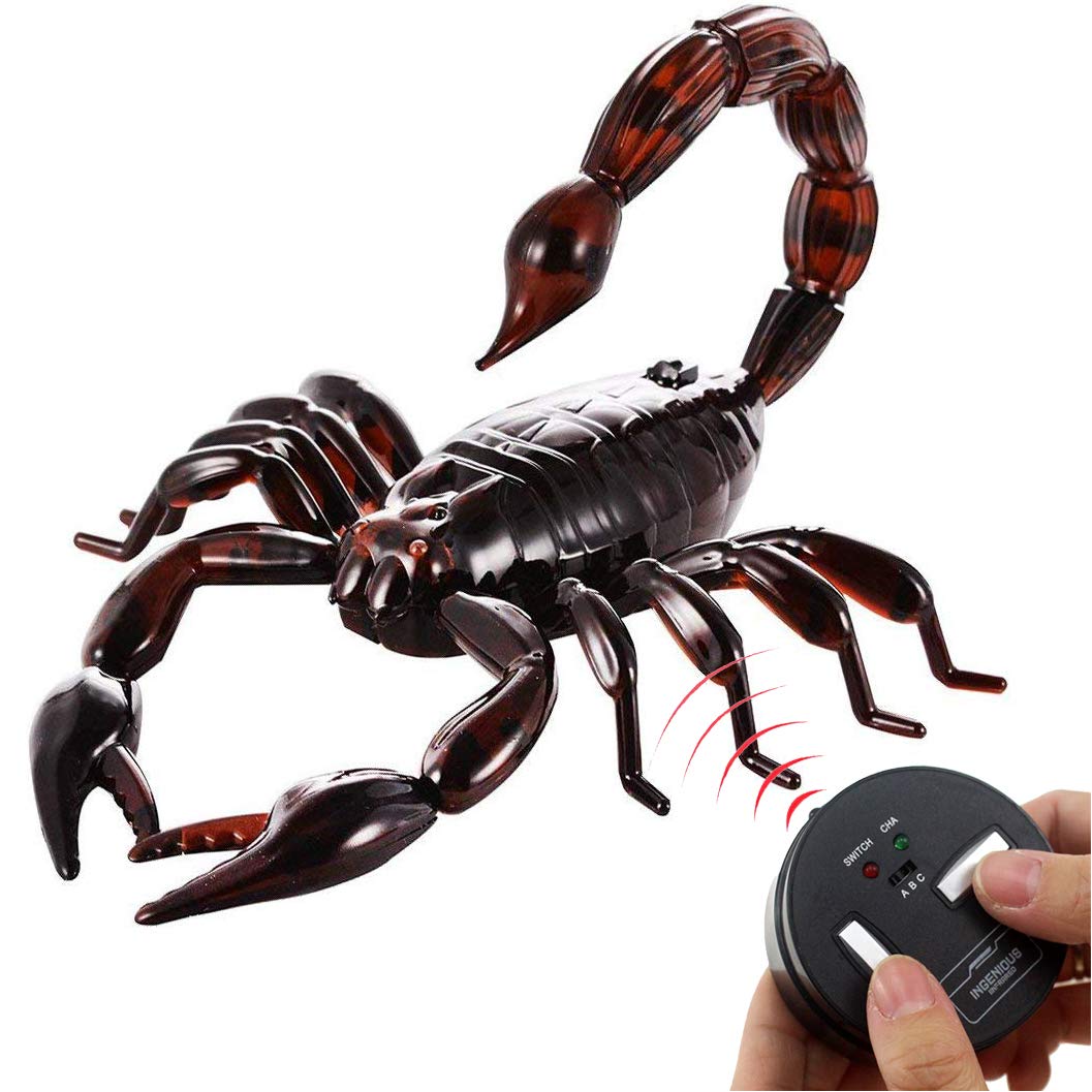 Realistic RC Scorpion Remote Control Animal Vehicle Car Electric Scary Toy Halloween Kids Birthday Gift