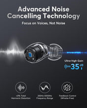 Load image into Gallery viewer, OTC Hearing Aids for Seniors &amp; Adults, Rechargeable Hearing Aids with Noise Cancelling &amp; Clear Sound, 16-Channel Digital DSP &amp; 2 Environment Modes, 80+ Hour Battery Life, Comfort-Fit, Jet Black
