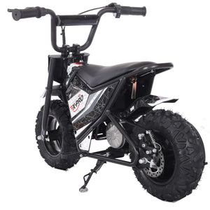 X-PRO XP250E 250W 24V Electric Dirt Bike with Chain Drive! 6.5" Wheels! Rear Disc Brakes! (Black)