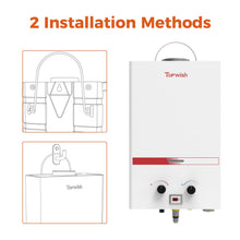 Load image into Gallery viewer, TOPWISH 8L Propane Tankless Water Heater 2.11GPM, Outdoor Water Heater
