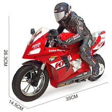 Load image into Gallery viewer, 2.4G Remote Control Motorcycle RC Stunt Vehicle Electronic Dift Racing Cars 1:16 Scale with Self-Balancing
