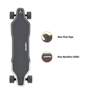 Electric Longboard Skateboard with Protective Gear, Suitable for Adults & Teens Beginners, 5.2Ah/187Wh Battery, 11 to 12.5 Miles Range