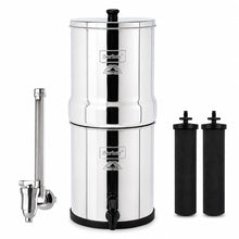 Load image into Gallery viewer, Big Berkey 2.25 Gal Gravity Water Filter System with Water View Spigot
