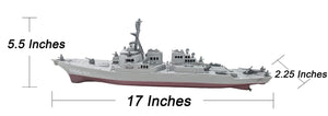 Toy Aircraft Carrier Submarine and Battleship Destroyer Combo with 8 Mini Fighter Jets