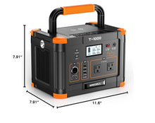 Load image into Gallery viewer, GRECELL 999Wh Solar Generator 1000W Portable Power Station for Outdoor

