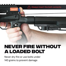 Load image into Gallery viewer, BALLISTA BAT L-Stock Crossbow, 300 FPS, 130 lb, Hunting Bowfishing Target
