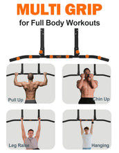 Load image into Gallery viewer, Fitarc Joist Mount Pull Up Bar - Joist Mounted for 8-9ft Beams, Standard Grip
