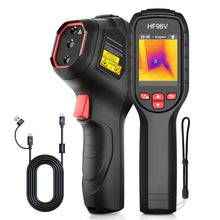 Load image into Gallery viewer, HF96V Thermal Camera with Visual Camera &amp; Laser Pointer, Intelligent Scene Detection

