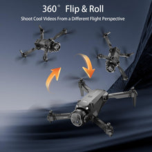 Load image into Gallery viewer, LAWFIG Drone with Camera for Adults Beginners, FPV Foldable RC Quadcopter Toys, Helicopter Toys, 1080P HD Camera Drone, Altitude Hold, One Key Take-off/Landing, 3D Flips, Waypoints fly, Headless Mode
