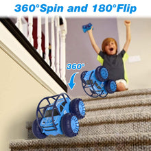 Load image into Gallery viewer, Amphibious Remote Control Car, Rechargeable RC Cars Toy 360° Flips Rotation Stunt Crawler 15KM/H 4WD All Terrain
